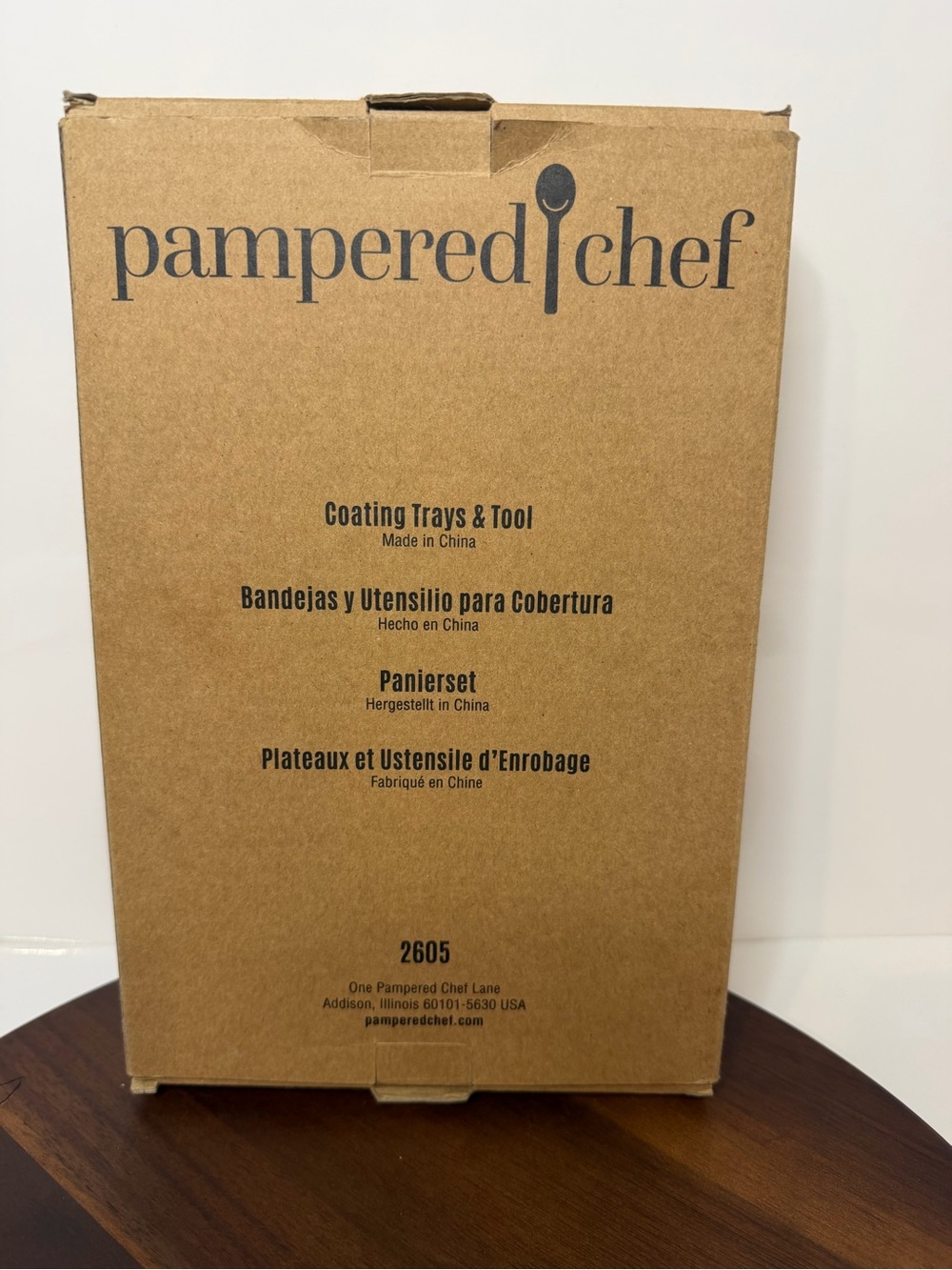 Pampered Chef Coating Trays & Tool Set 2605 Breading Station NIB